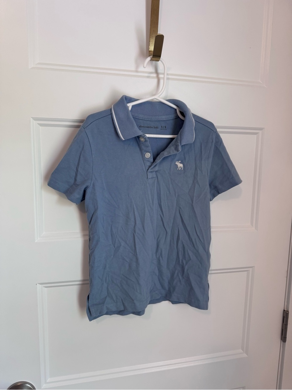 Abercrombie & Fitch kids Light Blue Polo Shirt